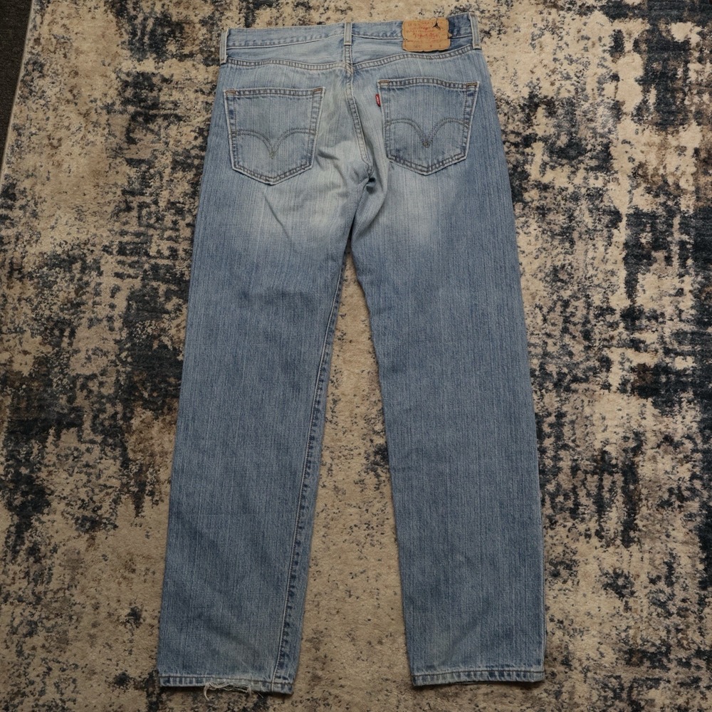 Vintage Levis 501 Jeans Men 33x30 Blue 90s Made Guatemala Denim Button Fly